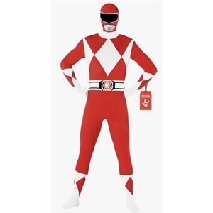 Morphsuits Official Red Power Ranger Costume Adult Medium NEW